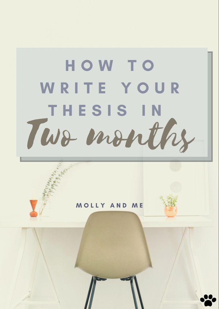 a chair sitting in front of a desk with the words how to write your this in two months