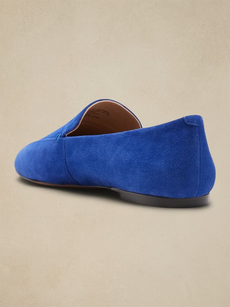 Soft Loafer | Banana Republic Suede Slip-ons With Suede Lining, Classic Suede Flat Slip-ons, Suede Slip-ons With Suede Lining And Closed Toe, Suede Loafers With Round Toe, Suede Loafers With Round Toe And Suede Lining, Slip-on Suede Flat Loafers, Suede Slip-ons With Flat Heel, Medium Width Suede Slip-on Loafers, Suede Slip-on Slippers With Removable Insole