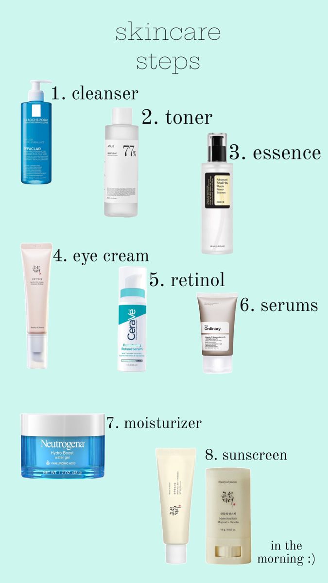 skincare routine, skincare steps, skincare order, moisturizer, serum, toner, retinol, eye cream, essence, korean skincare routine Essence Korean, Retinol Benefits, Best Retinol Cream, Retinol Skincare, Skincare Steps, Haut Routine, Korean Skin Care Secrets, Skin Care Basics, Popular Skin Care Products