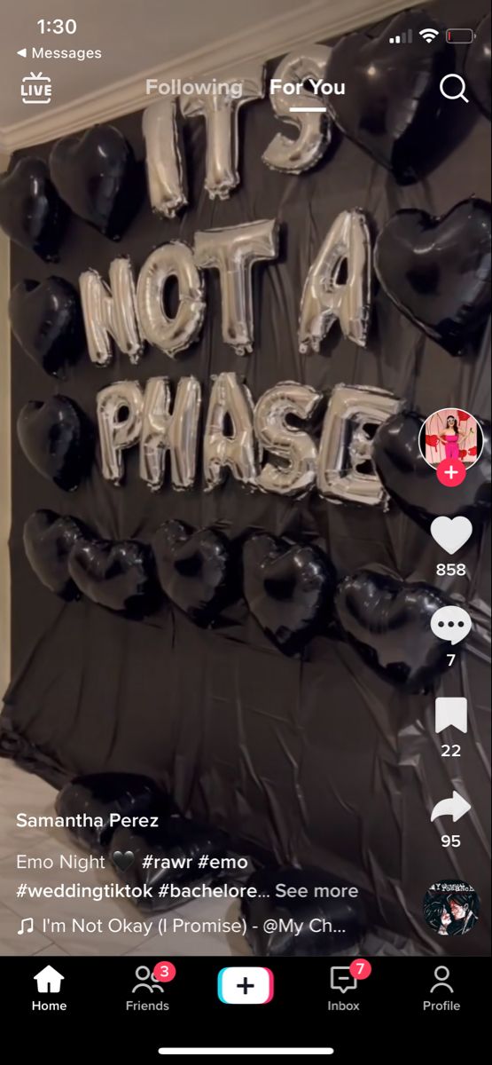 the message it's not a phase is displayed on an instagram phone screen