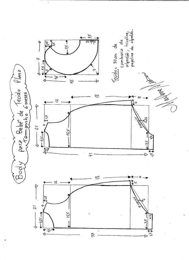 a drawing of a bed with measurements for it