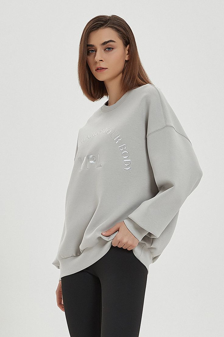 Meet the Knitted Sweatshirt, a his-hers (and theirs) hero made from ultra soft cotton. Pair it up with matching sweats for a chill look for street or lounge. Matching Sweats, Knitted Sweatshirt, Athleisure Women, Yoga Set, Knit Sweatshirt, Sweater Coats, Grey Sweatshirt, Bra Tops, V Shape