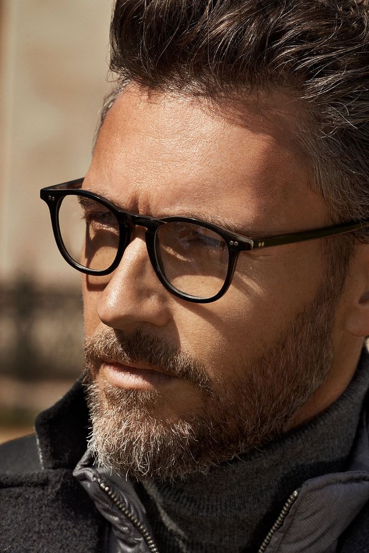 Glasses Frames Trendy, Mens Glasses Fashion, Trendy Glasses, Hackett London, Male Eyes, Wearing Glasses, Hair And Beard Styles, Beard Styles, Mens Glasses