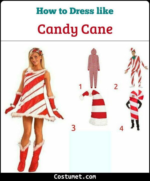 how to dress like candy cane