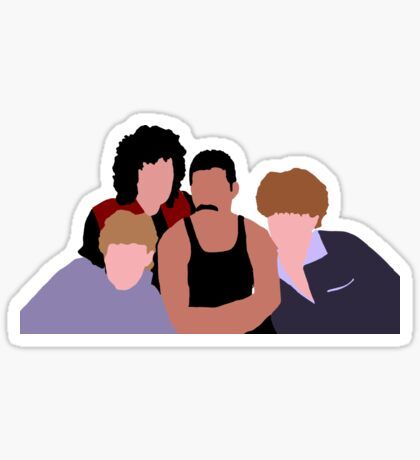 a group of people sticker