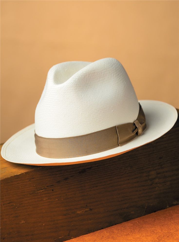 Traditional Borsalino Panama Hat - The Ben Silver Collection Formal White Toquilla Straw Fedora, Formal Toquilla Straw Fedora, Classic Panama Hat With Short Brim, Luxury Fitted Fedora With Curved Brim, Classic Fitted Six-panel Fedora, Classic Panama Hat With Flat Brim For Formal Occasions, Classic Flat Brim Panama Hat For Formal Occasions, Classic Toquilla Straw Fedora For Formal Occasions, Classic Six-panel Hat For Formal Occasions