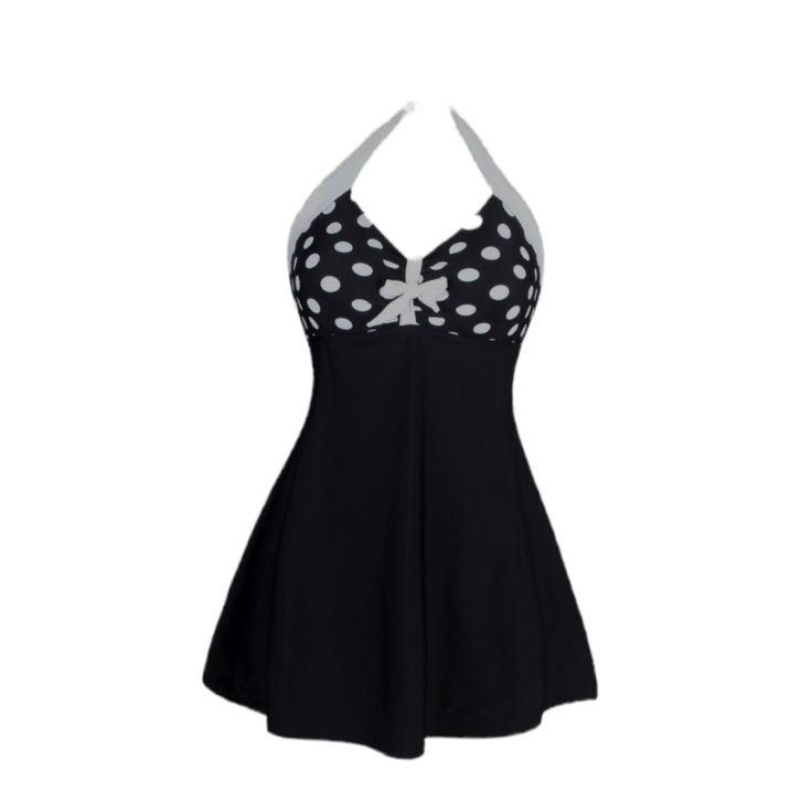 1 Piece Bathing Suit 0094 (Note To Self Med In Yello Bag) Retro Black Swimwear For Summer, 1 Piece Bathing Suit, Swim Dress, Note To Self, Bathing Suit, Womens Swim, Bathing Suits, Polka Dot, 1 Piece