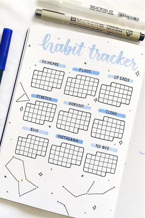 Check out the best bullet journal habit tracker ideas and layouts for january inspiration! #bujo #bulletjournal #habittracker #bujotracker January Habit Tracker, Bullet Journal Designs, January Habits, Habit Tracker Ideas, Bullet Journal Habit Tracker, Journal Habit Tracker, Crazy Laura, New Routine, January Bullet Journal