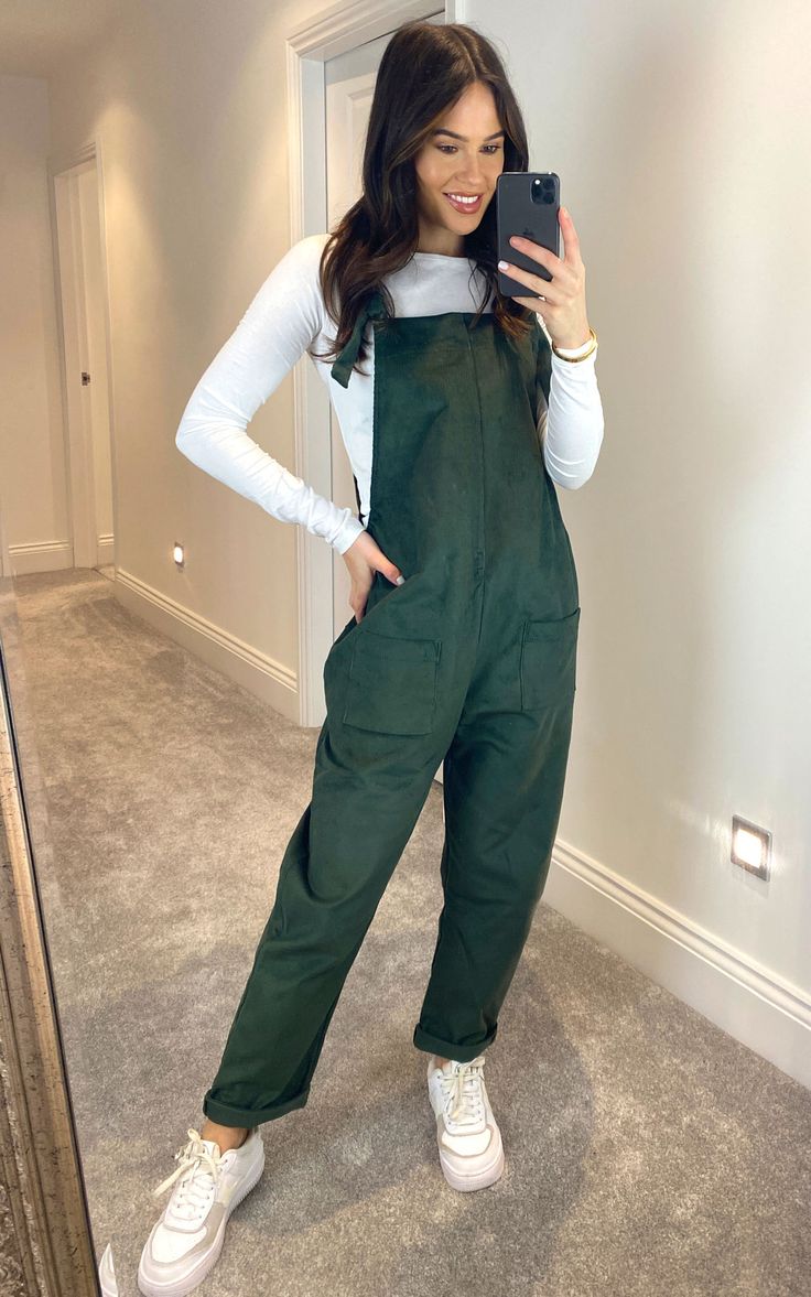 Full length, straight leg dungarees with two pockets on the front and two on the reverse. Finished with a tie shoulder strap that can be tied as tight as needed. These are a relaxed fit with room for layering. They also have a small amount of elastic in the sides which gives some shape at the waist for more flattering fit than most standard dungarees. Made from a medium weight cotton cord with small percentage of elastane. Cotton Cord, Dungarees, The Search, Medium Weight, Unique Fashion, Playsuit Jumpsuit, Outfit Of The Day, Full Length, Layering