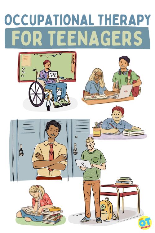 Occupational Therapy for Teenagers - The OT Toolbox High School Writing Activities, School Occupational Therapy, Mental Health Occupational Therapy, Teenager Activities, High School Writing, Occupational Therapy Activities, Vision Therapy, Pediatric Occupational Therapy, Middle School Writing