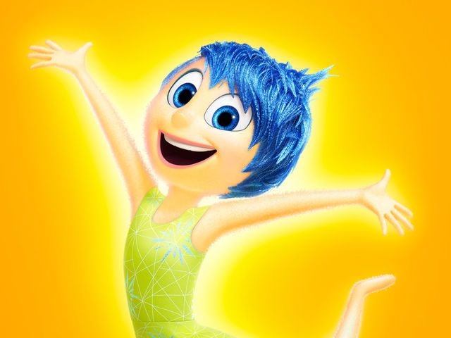 a cartoon character with blue hair is in the air and says, you can never have too much pi