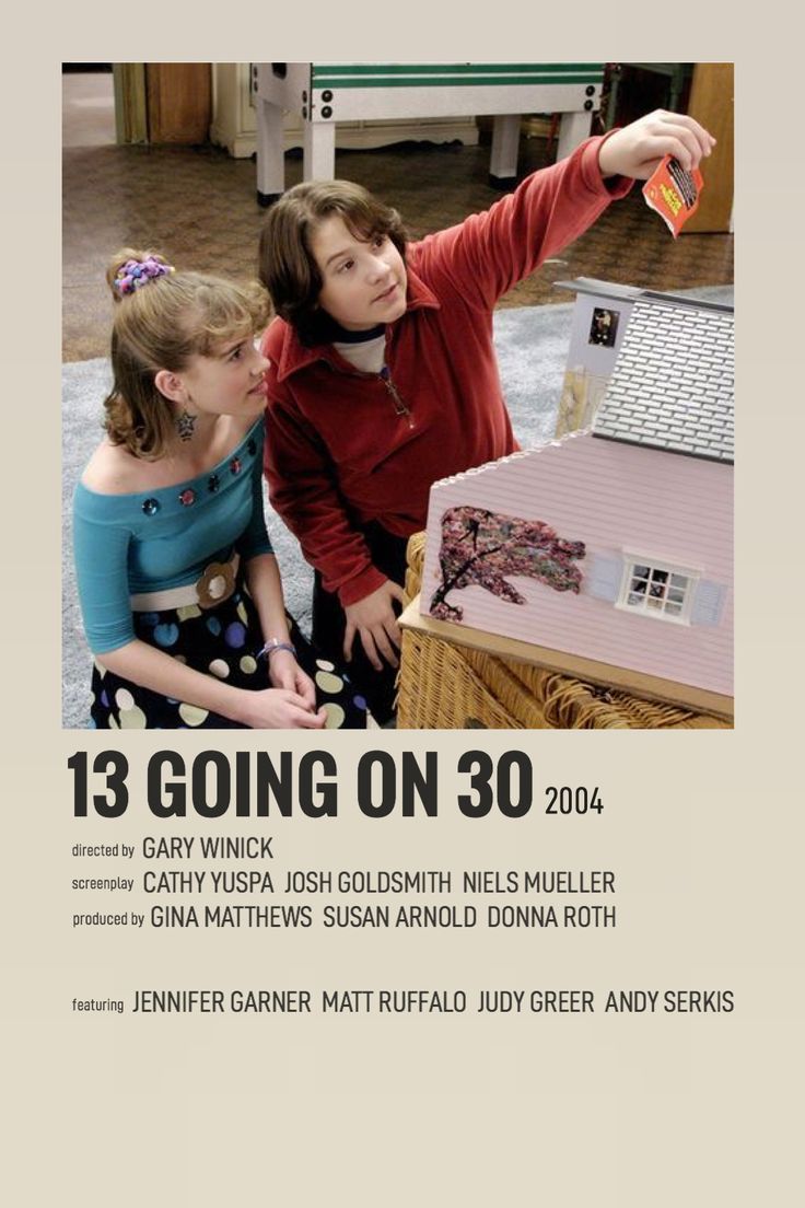 the poster for an upcoming show is shown with two girls looking at a doll house