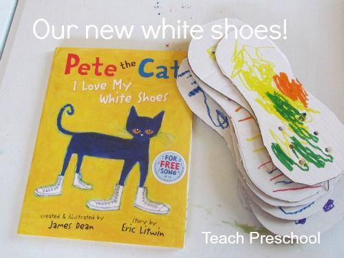 there are books about pete the cat and their shoes