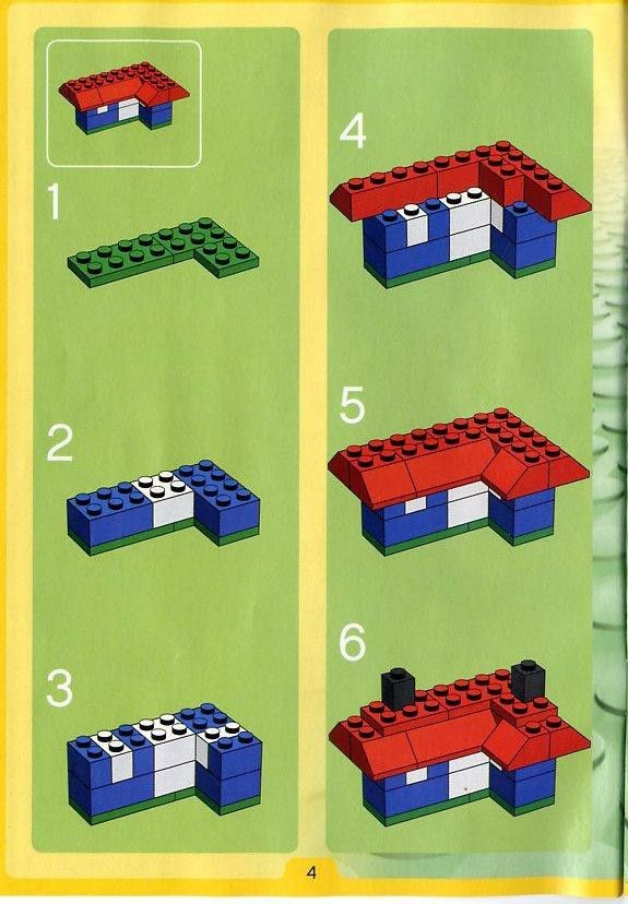 the instructions for how to build a lego house