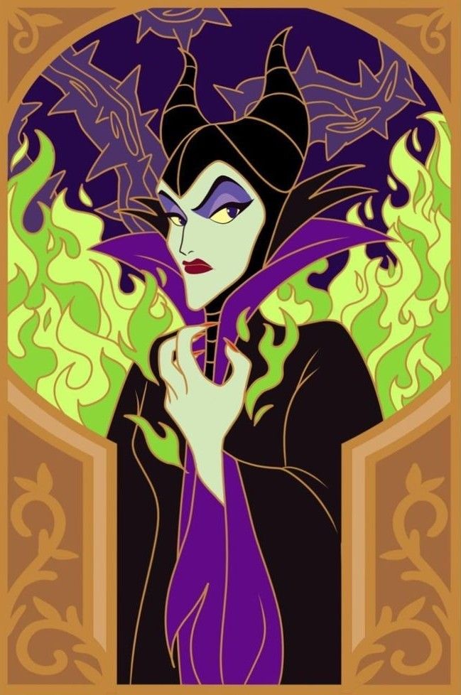 the evil queen from disney's maleficents is featured in this poster