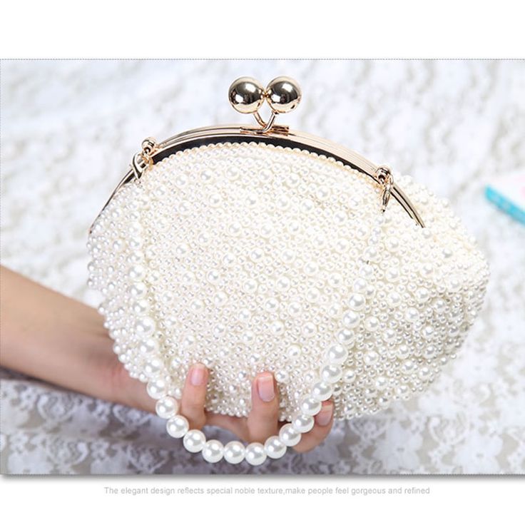 Item Type: Handbags Gender: Women Material: Polyester, Artificial Pearl Style: Fashion Closure Type: Hasp Size: 21 x 22 x 14 cm / 8.27 x 8.66 x 5.51 inch Package Includes: 1 x Pc Mermaid Ethereal, Embroidered Hair Accessories, Pearl Purse, Fancy Purses, Beaded Clutch Bag, Lipstick Kit, Acrylic Clutch, Vintage Evening Bags, Bridal Bag