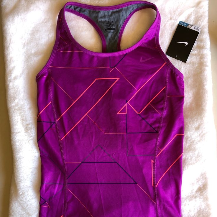 Nike Training Top. Brand New With Tags. Women’s Medium. Bought From Nike.Com For $50. Purple Stretch Tank Top For Workout, Purple Sportswear Training Top, Purple Sportswear Tops For Training, Purple Sleeveless Sportswear Top, Sporty Purple Tank Top For Gym, Purple Racerback Top For Gym, Sporty Sleeveless Purple Top, Sporty Purple Sleeveless Top, Fitted Purple Racerback Activewear