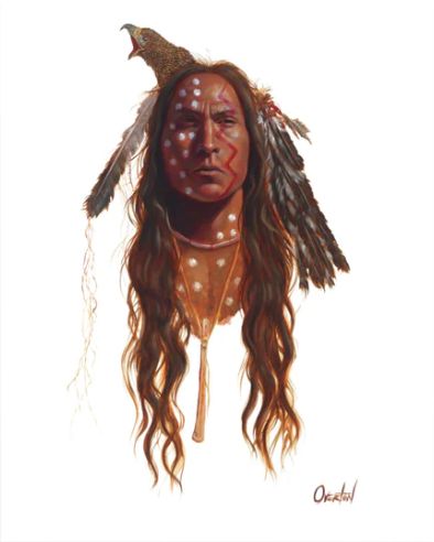 Painting of famous Native American Crazy Horse II Greg Overton, Apache Art, Archery Tattoo, Comanche Warrior, Railroad Signs, Native Warrior, Crow Images, Quiet Man, Lakota Sioux