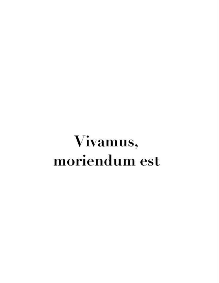 the words viramus, morrindum est are in black and white