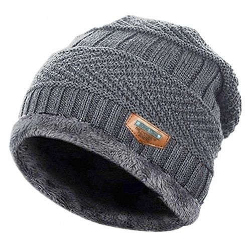 Season:Winter; Gender:Men's; Quantity:1pcs; Style:Skullies  Beanies,Travel; Hats Category:Beanie Hat; Occasion:Outdoor,Vacation; Material:Cotton; Function:Warm,Windproof; Pattern:Plain; Front page:FF; Listing Date:09/20/2023 Windproof Beanie Hat One Size, Warm Brimmed Beanie For Outdoor, Casual Windproof Hat One Size, Windproof Hats For Outdoor Winter Wear, Windproof Winter Hats For Outdoor, Winter Wear Windproof Hats For Outdoor, Outdoor Acrylic Beanie, Winter Sports Hats With Fleece Lining, Windproof Winter Hats One Size