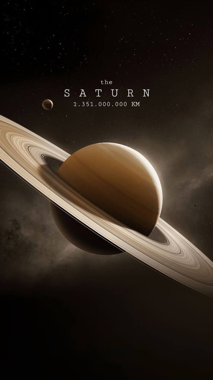 an artist's rendering of saturn and its rings