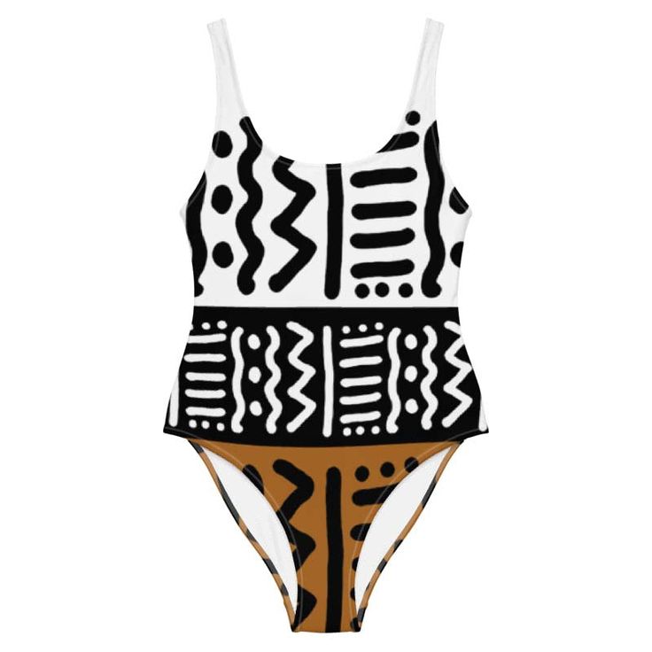 This African Print Swimsuit One-Piece Kuba is a unique and luxurious addition to your swimwear collection. The vibrant and bold African print is expertly crafted into a one-piece design, providing both style and comfort. Make a statement at the beach or pool with this exclusive swimsuit. Product Features Please Compare your Measurements To our Size Chart Before Purchase • 82% Polyester, 18% Spandex• Fabric weight: 6.61 oz/yd² (224 g/m²)• Chlorine-resistant fabric• Cheeky fit with a scoop necklin African Print Swimsuit, Indoor Outdoor Bathroom, Trendy Activewear, Skirt Swimsuit, Midi Flare Skirt, Midi Skirt Pencil, Print Swimsuit, Canvas Decor, Swimwear Collection