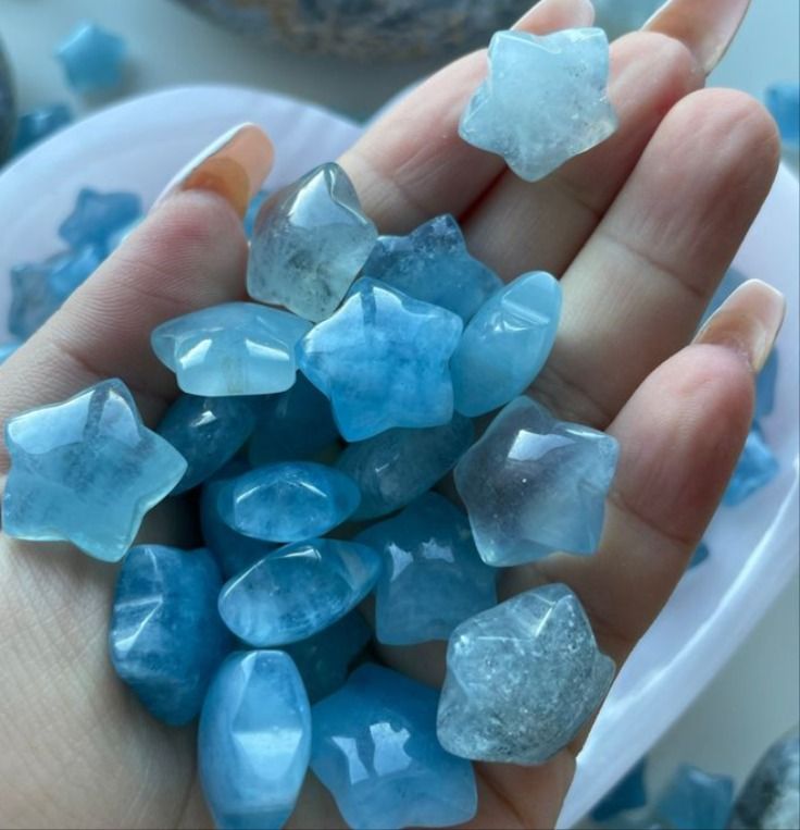 A Complete Guide to March Birthstone - Aquamarine Crystal Aesthetic, Star Magic, Pretty Rocks, Cool Rocks, Twinkle Star, Aquamarine Crystal, Crystal Stars, I Want To Eat, Crystal Gems