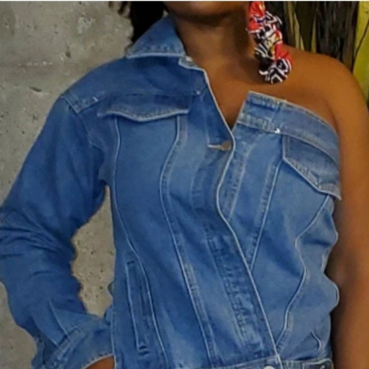 Denim Sexy Shirt Trendy Denim Tops For Day Out, Chic Medium Wash Tops For Day Out, Chic Light Wash Tops With Pockets, Chic Light Wash Top With Pockets, Chic Tops With Pockets, Trendy Medium Wash Tops For Spring, Spring Denim Cotton Top For Night Out, Chic Dark Wash Denim Top For Night Out, Chic Medium Wash Tops With Pockets