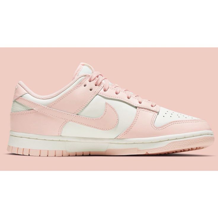 Women’s Nike Dunk Low **New With Box** (Replacement Box Given When Purchased From Finishline. See Last Pic.) 100% Authentic Firm Price Size: 9.5 The Nike Dunk Low Offers A Pastel Colorway Of The Classic Low-Top, Rendered In Traditional Color Blocking In Keeping With The Shoe’s ‘80s Roots. The Upper Carries A White Base With Contrasting Overlays In A Pale Coral Hue. Traditional Details Include A Perforated Toe Box & Lightly Padded Nylon Tongue With A Woven Nike Tag. The Sneaker Is Supported By A Pink Velvet Nike Dunks, Dunks Pink Velvet, Nike Dunk Low Pink Velvet, Pink Nike Dunk Low, Pink Dunks Low, Pink And White Dunks, Nike Pink Shoes, Pink Nike Dunks, Pink Dunks