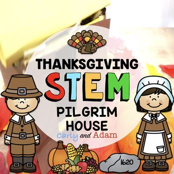 Build a Pilgrim House First Thanksgiving STEM... by Carly and Adam | Teachers Pay Teachers Turkey Trap, November Stem, Student Reflection Sheet, Thanksgiving Stem Activities, Winter Stem Challenges, Fall Stem Activities, Thanksgiving Stem, Student Reflection, Fall Stem