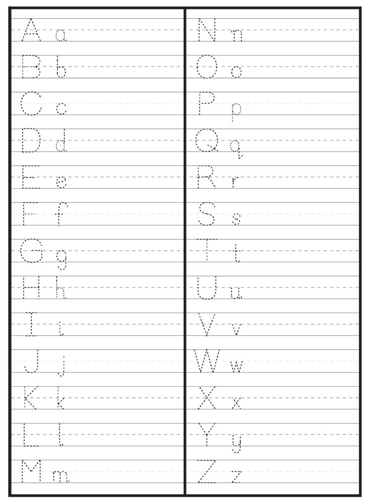 handwriting practice worksheet with letters and numbers for kids to learn how to write