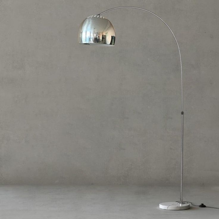 Sneedville Arched Floor Lamp - Vakkerlight Chrome Floor Lamp, Cement Pendant Light, Chandelier Kitchen, Farmhouse Chandeliers, Large Ceiling Fans, Ceiling Fans Without Lights, Recessed Wall Lights, Arched Floor Lamp, Recessed Wall