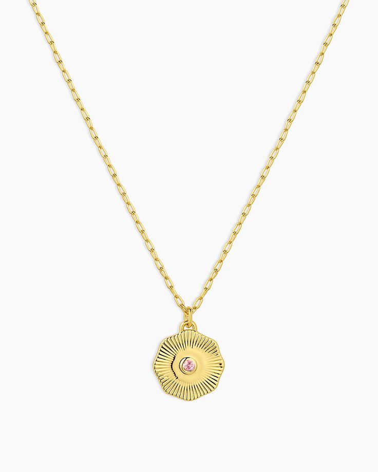 Birthstone Coin Necklace – gorjana 14k Gold Filled Charms Jewelry As Gift, 14k Gold Filled Tarnish Resistant Fine Necklace, Recycled Yellow Gold Dangle Jewelry, Fine Jewelry In 14k Gold Filled For Layering, Heirloom Necklaces With Charms, Heirloom Round Charm Necklaces, Everyday 14k Gold Dangle Jewelry, Recycled Gold Dangle Jewelry, Tarnish Resistant Brass Jewelry For Anniversary