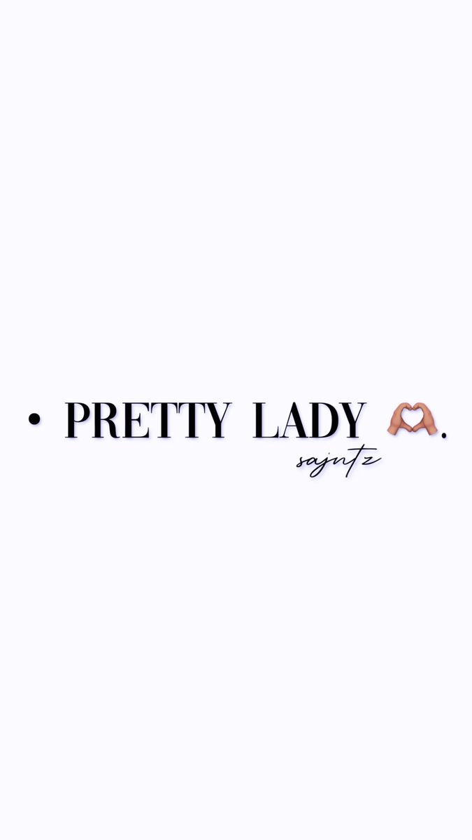 the pretty lady logo is shown in black and white