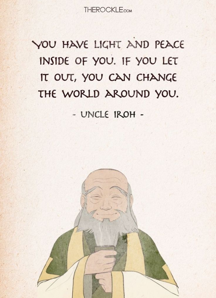 an old man with a long beard holding a microphone in front of a quote from uncle iron