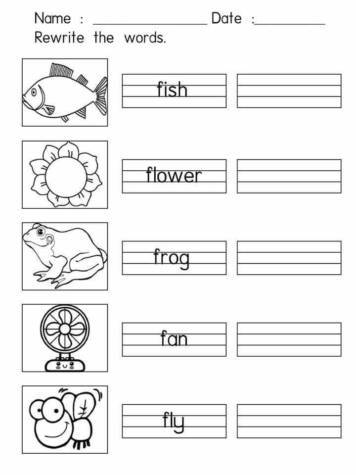 worksheet for beginning and ending the letter i with pictures on it to help students learn