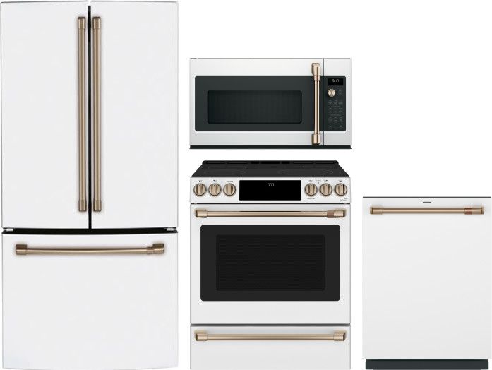 a white refrigerator freezer sitting next to a stove top oven and an oven door