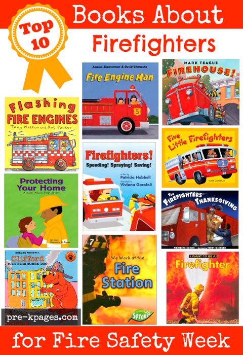 books about firefighters for fire safety week