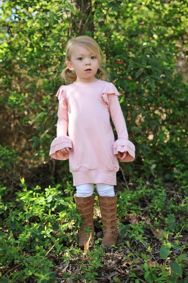 Girl's Be Determined Top, Tunic & Dress PDF Sewing Pattern by Ellie and Mac Tunic Dress Pattern, Tunic Dress Patterns, Ellie And Mac, Sell Dresses, Visual Aid, Color Photo, Latest Trend, Paper Pattern, Pdf Sewing Patterns