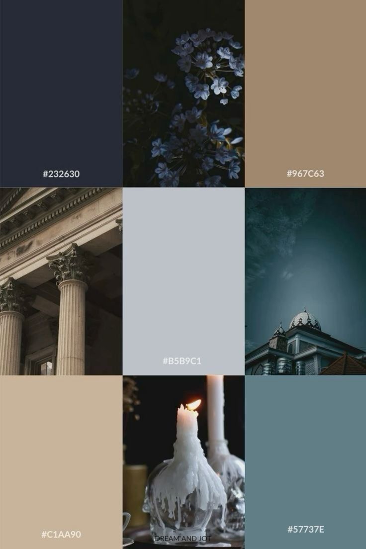 Blue Colour Palette For Bedroom, Dark Academia Blue Color Palette, Blue Brown Beige Color Palette, Canva Color Palette Codes Dark, Colour Palette Dark Blue, Dark Academia Color Palette Hex Codes, Dark Color Palette Hex Codes, Blue Aesthetic Palette, Dark Blue And Beige Aesthetic