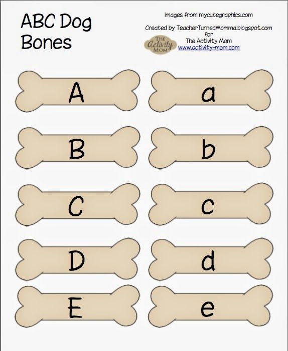 printable dog bone alphabet worksheet for the letter c and d with dogs bones