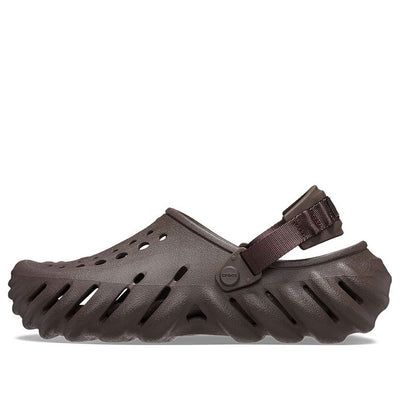 Crocs Echo Clog 'Brown' 207937-206 (Unisex) Brown Round Toe Clogs For Outdoor Activities, Brown Clogs With Rubber Sole For Outdoor Activities, Brown Non-slip Closed Toe Clogs, Brown Closed Toe Non-slip Clogs, Casual Brown Clogs For Outdoor Activities, Brown Non-slip Clogs For Outdoor, Brown Casual Clogs For Outdoor, Casual Brown Clogs For Outdoor, Outdoor Non-slip Brown Clogs