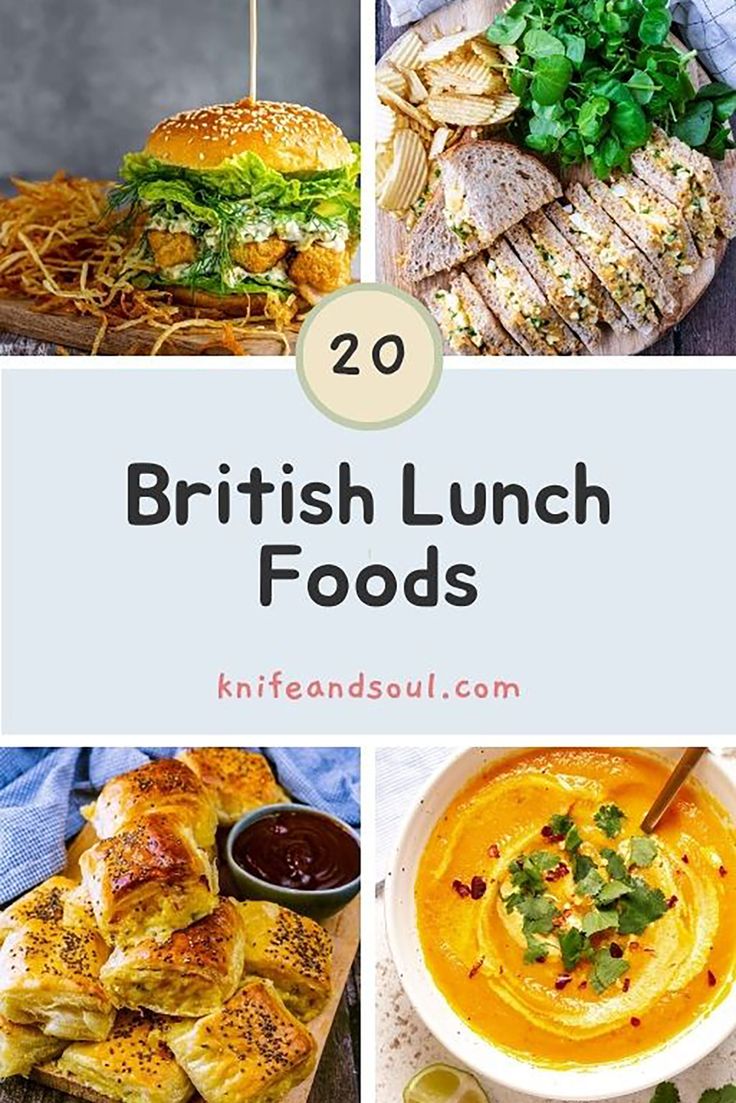 the top 20 british lunch foods