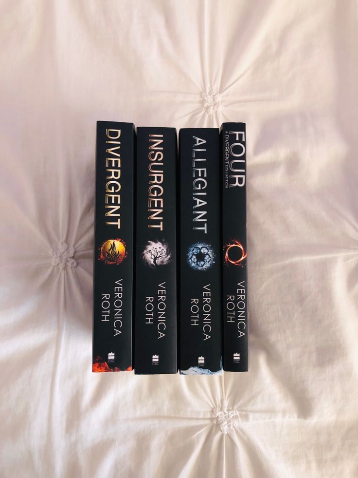 The full Divergent book series. Including Divergent, Insurgent, Allegiant and the prequel Four.
author: Veronica Roth

#divergent #divergentseries #insurgent #allegiant #four #tris #fourtris #veronicaroth #books #bookshelf #dystopianbooks #dystopian #teenbooks #booktok #bookrecomendations #bookshelf #bookstagram #booklovers #aesthetic The Divergent Series, Dystopian Books Aesthetic, Dystopian Book Aesthetic, Divergent Bookmarks, Divergent Book Aesthetic, Divergent Book Cover, Divergent Series Books, Dystopian Girl, Dystopian Book Covers