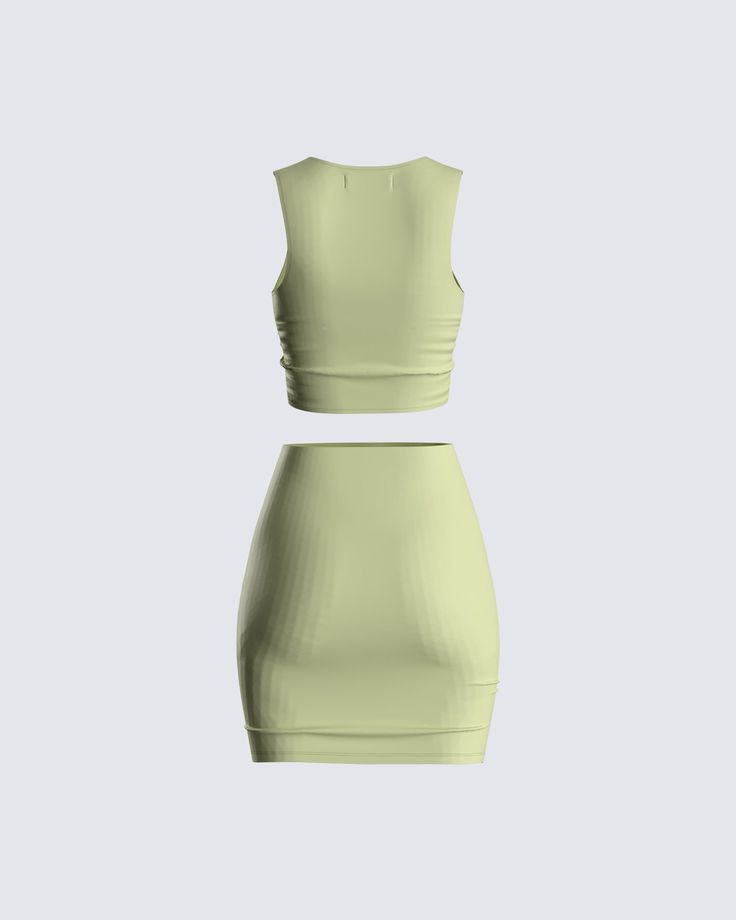 These ain't no regular cut out babes? You see these details?! 👀 This green set will have you FEELIN yourself in the club ✨💅 10% off the bundled set <3 Fitted Green Sets For Night Out, Fitted Green Set For Night Out, Sporty Green Summer Sets, Trendy Fitted Green Sets, Trendy Green Fitted Sets, Casual Fitted Green Sets, Green Casual Workout Sets, Casual Green Workout Sets, Green Fitted Workout Sets