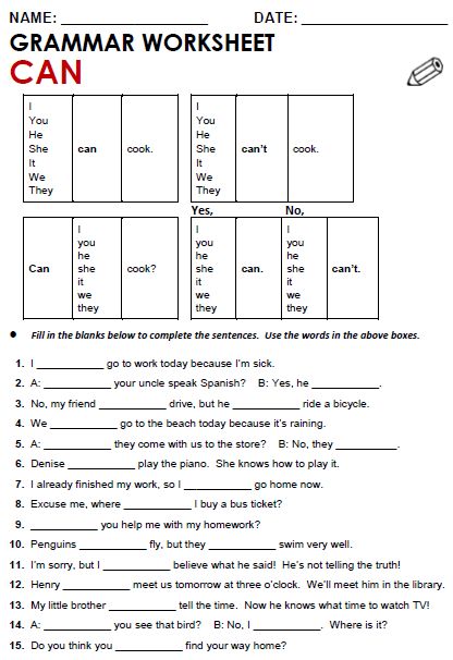 a worksheet with words and pictures on it to help students learn how to use the