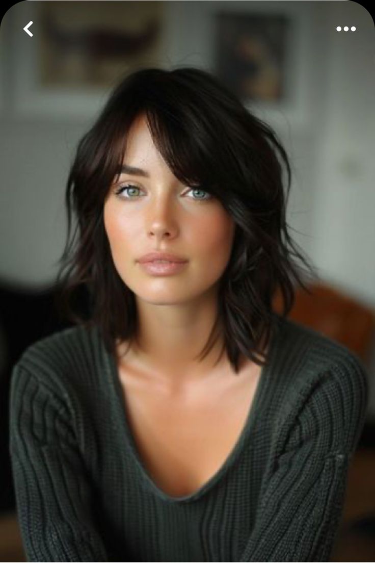 Hair 2024, Bob Haircut, Medium Length Hair, Cortes De Cabello, Cute Hair, Thick Hair, Length Hair, Medium Hair, Hair Cut