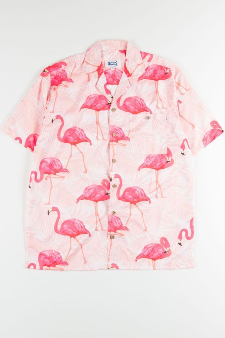 Pink Large Flamingo Print Hawaiian Shirt available in T-shirt, hoodie, tank top, longsleeve, multi color and size S M L XL XXL 3XL 4XL 5XL. Shipping from the US. Easy 30 day return policy - Shop now! 6.1-ounce, 100% cotton .Double-needle neck, sleeves and hem; Roomy Unisex Fit. Ash is 99% cotton, 1% poly; Sport Grey is 90% cotton, 10% poly; Dark Heather is 50% cotton, 50% polyester .Decoration type: Digital Print. Made by Gildan Man I Love Flamingos Shirt, Casual Tops With Sublimation Print And Camp Collar, Hawaiian All Over Print Top For Spring, Hawaiian Tops With All Over Print And Relaxed Fit, Hawaiian Tops With All Over Print And Camp Collar, Hawaiian Tops With Camp Collar And All Over Print, Hawaiian Camp Collar Top With All Over Print, Hawaiian Style Top With Sublimation Print And Relaxed Fit, White Tropical Top With Camp Collar