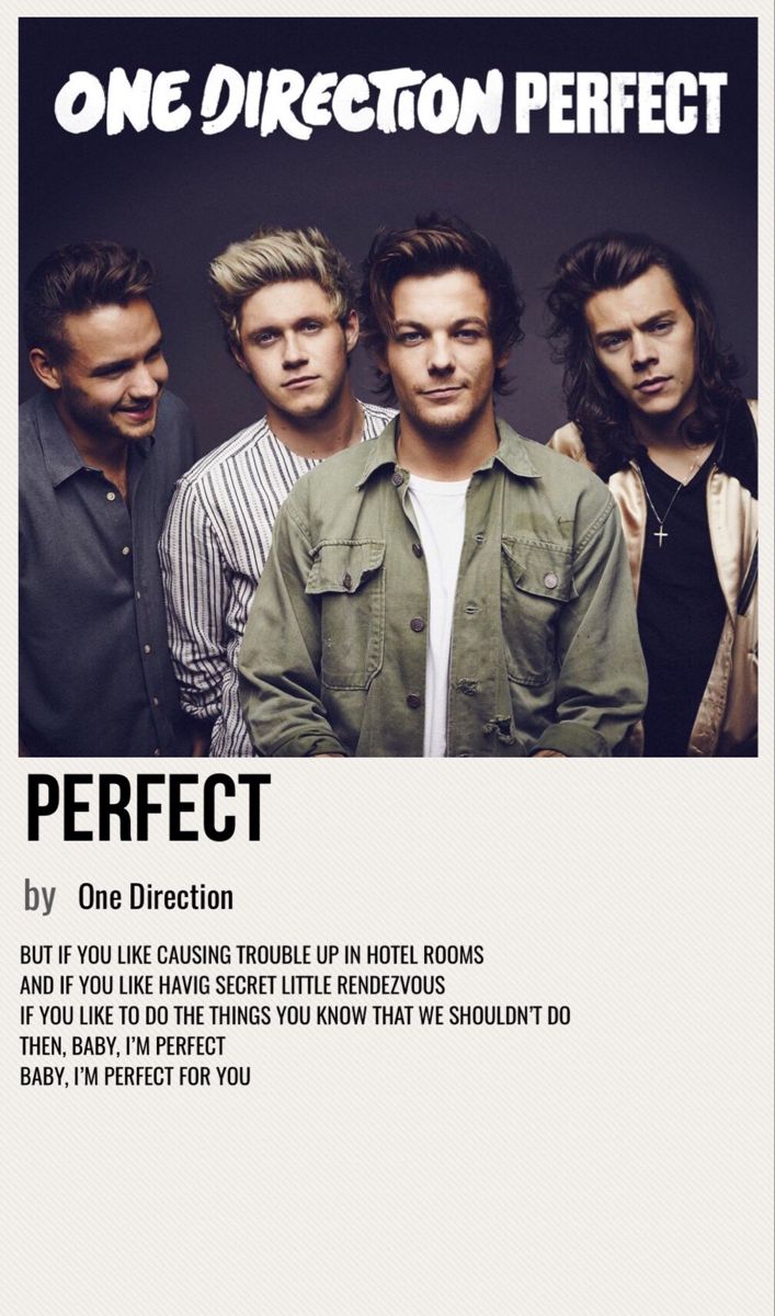 the one direction perfect band is featured in this ad for their album,'home one direction