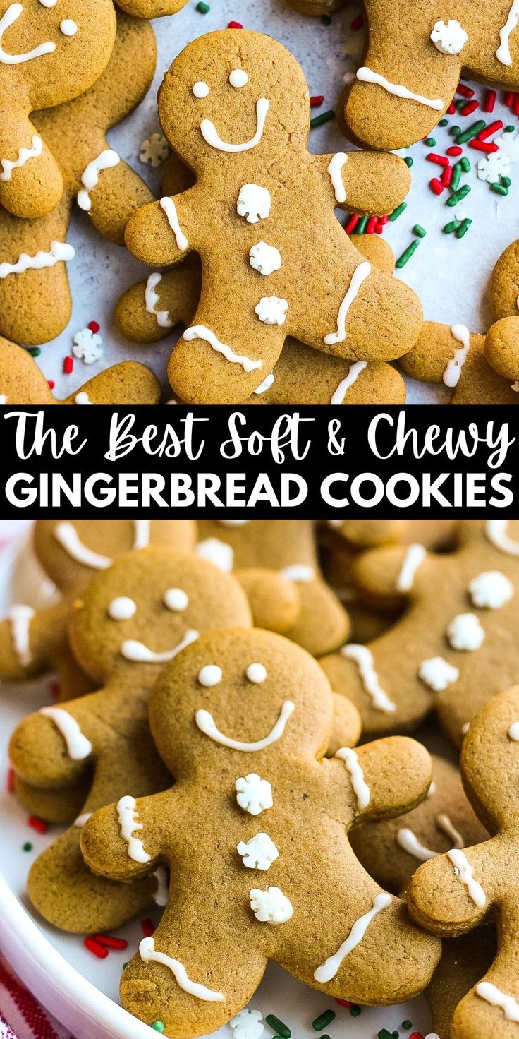 the best soft and chewy gingerbread cookies